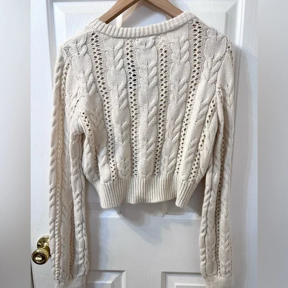 NWT Freshman 1996 Floral Embroidered Button Cardigan Size Medium - Picture 4 of 5